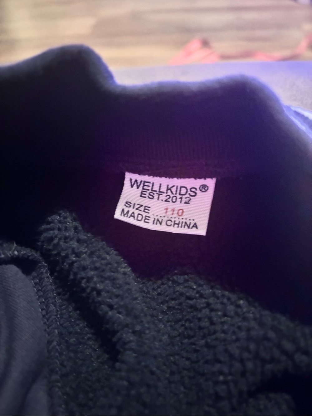 Black Kids Fleece-Lined Jacket